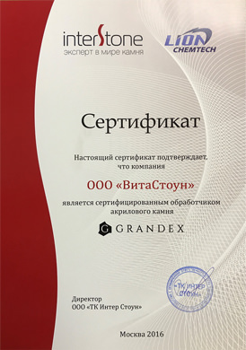 сертификат grandex